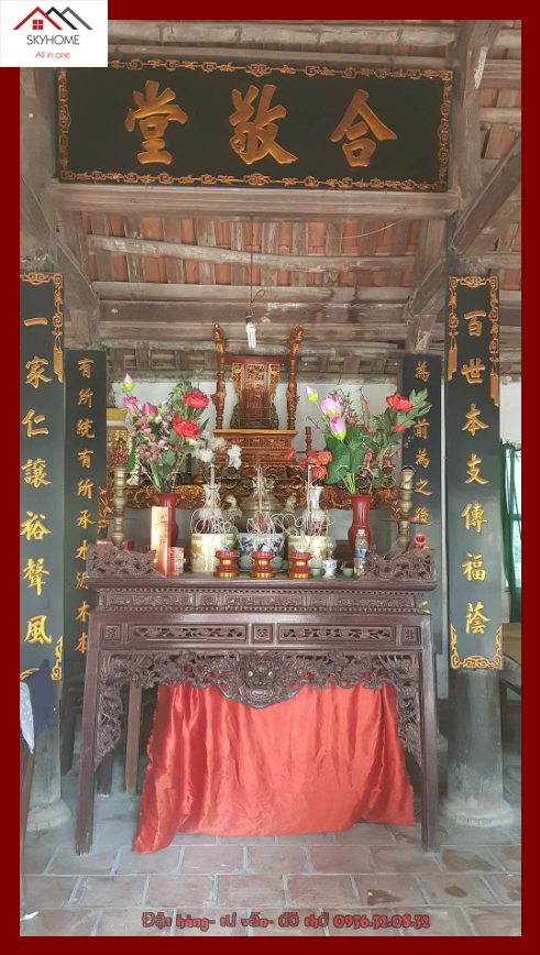 Đại tự và câu đối trong không gian thờ truyền thống Bắc Bộ